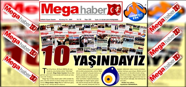 10 YAŞINDAYIZ