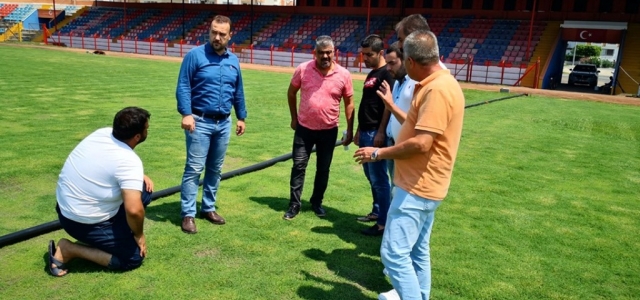 5 Temmuz Stadındaki Çalışmalar Devam Ediyor