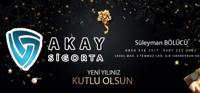 Akay Sigorta Yeni Yılınızı Kutlar