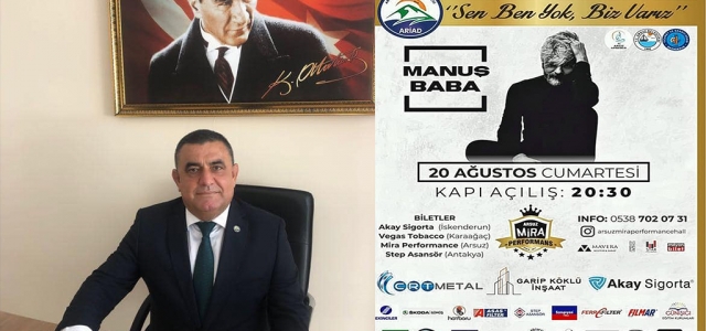 ARİAD Eğitime Destek Konserlerini Manuş Baba ile Sürdürüyor