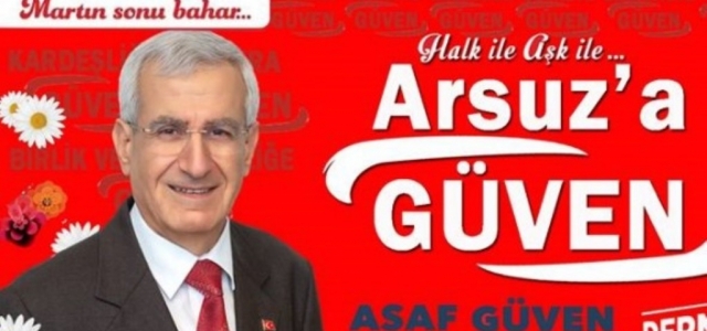 Arsuz, Asaf Doktoruna ‘Güven'di!