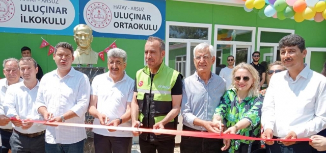 Arsuz Uluçınar'da Yeni İlk ve Ortaokul Bina Açılışı Gerçekleşti