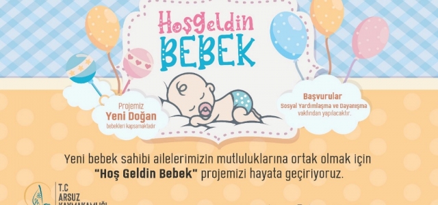 Arsuz'da ‘Hoşgeldin Bebek' Paketi Dağıtımı Başladı