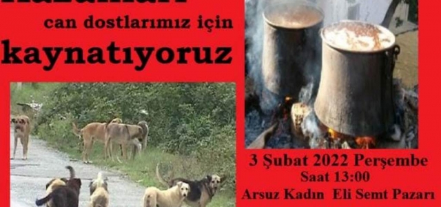 Arsuz'da Kazanlar ‘Can Dostlarımız' İçin Kaynayacak