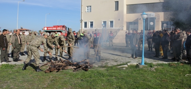 Arsuz'da Yangın Tatbikatı!