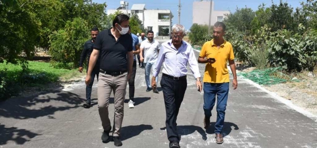 Arsuz'da Yol Yapım Çalışmaları Sürüyor