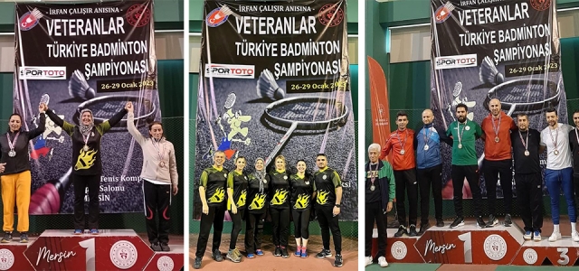 Badminton Şampiyonasında Hatay'ı Temsil Eden Veteranlardan Büyük Başarı