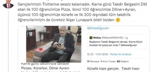 Başkan Güven Takdirleri Topladı!