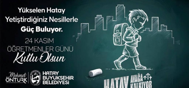 Başkan Öntürk'ün Öğretmenler Günü Mesajı