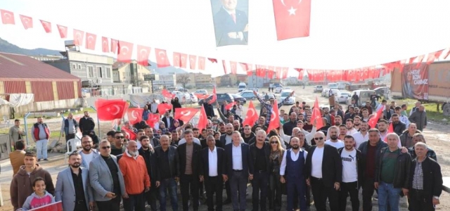 Başkan Savaş Antakya'da Coşkuyla Karşılandı