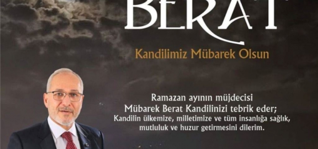 Başkan Tosyalı Berat Kandili'ni Kutladı