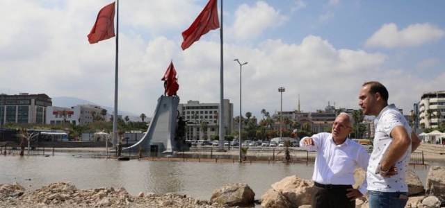 Başkan Tosyalı Tahkimat Çalışmalarını Yerinde İnceledi