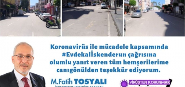 Başkan Tosyalı'dan Vatandaşlara Teşekkür