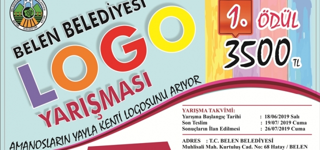 Belen Belediyesi Yeni Logosunu Arıyor