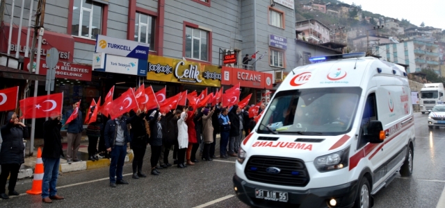 Belen'den Şehide Anlamlı Veda...