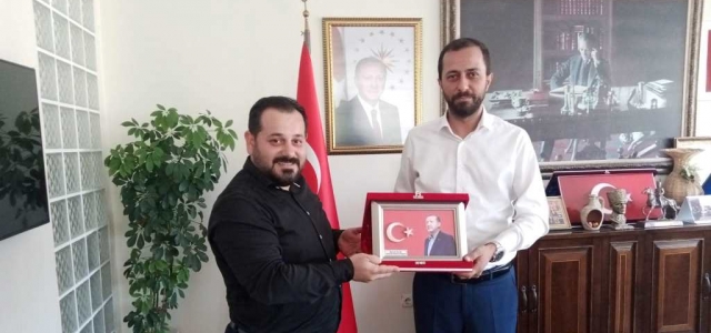 Burak Bila'dan Başkan Mehmet Yalçın'a Ziyaret