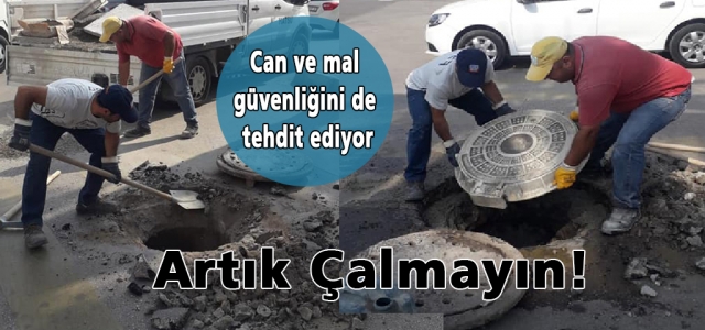 Çalınan 50 Rögar Kapağı ve Izgara Yenilendi