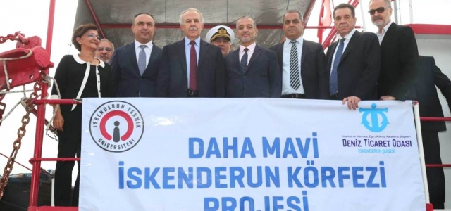 ‘Daha Mavi İskenderun Körfezi' Projesine Vali Ata'dan Destek