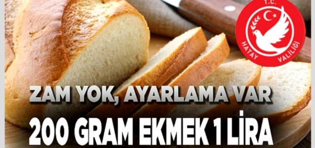 Ekmeğe Zam Yok, Ayarlama Var!