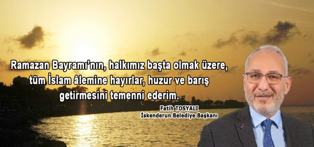 FATİH TOSYALI İSKENDERUN BELEDİYE BAŞKANI