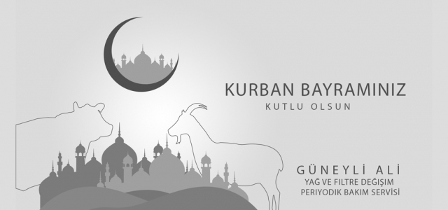 Güneyli Ali'den Bayram Mesajı