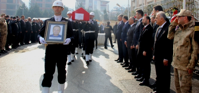 Hatay Asayiş Şube Müdürü Ateş, Son Yolculuğuna Uğurlandı