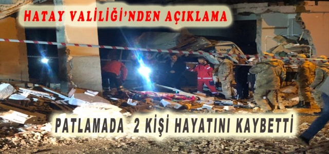 Hatay Valiliği'nden Açıklama