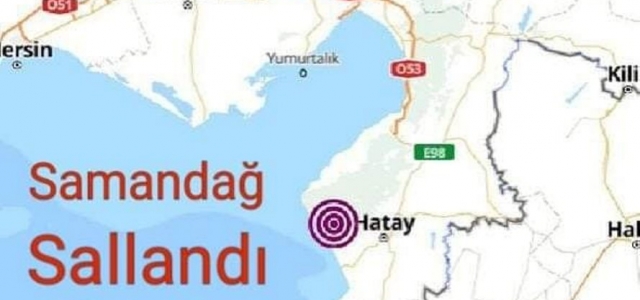 Hatay'da Deprem!