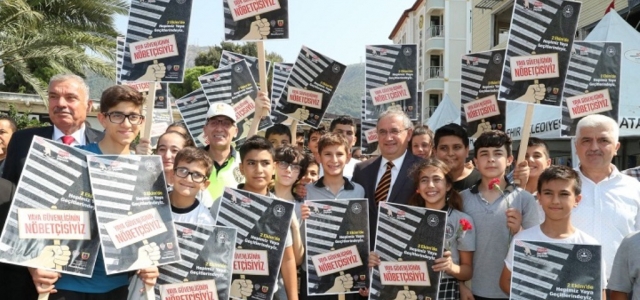 Hatay'da Yaya Geçidi Nöbeti