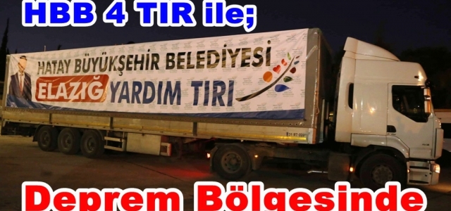 HBB Yardım Eli Deprem Bölgesinde