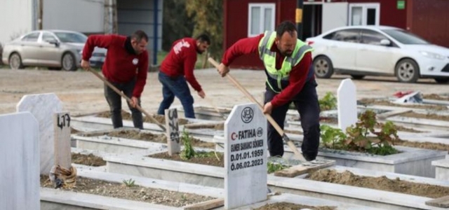 HBB'den Deprem Şehitleri Mezarlığına Çevre Düzenlemesi