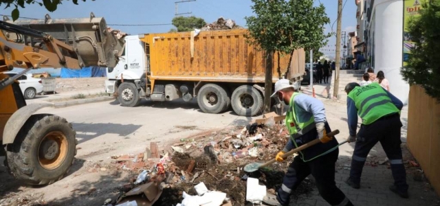 HBB'nin Yoğun Nüfuslu Yerlerde Temizlik Çalışmaları Sürüyor