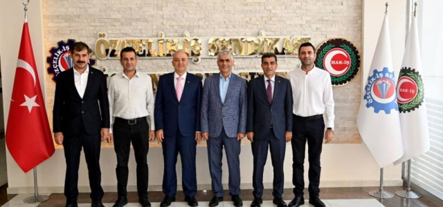 İSDEMİR Genel Müdürü Akın'dan Özçelik-İş İskenderun Şubesine Ziyaret