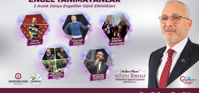 İskenderun Belediyesi'nden Engelliler Gününe Özel Konser,