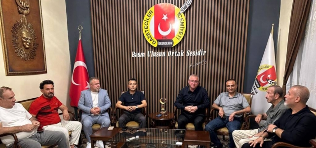 İskenderun Gazeteciler Cemiyeti'ne Protokol Ziyareti