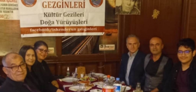 İskenderun Gezginleri Yılsonu Yemeğinde Buluştu