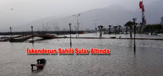 İskenderun Sahili Sular Altında