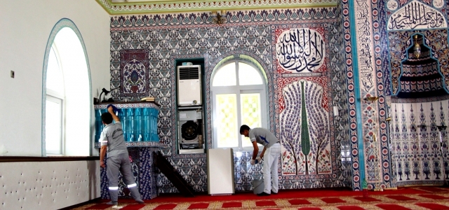 İskenderun'da Camilerde Ramazan Temizliği