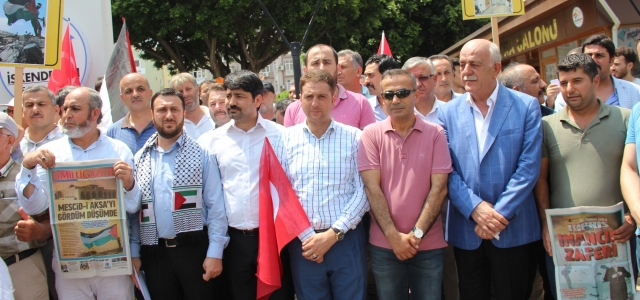 İskenderun'da Mescid-İ Aksa Protestosu!