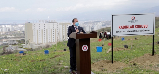 İSTE Kadınlar Korusu'na İlk Fidan