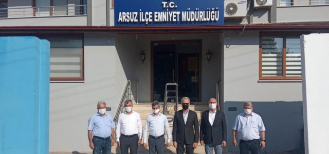 İTSO'dan Arsuz Emniyetine Ziyaret