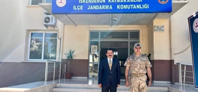 Kaymakam Demiryürek'ten Jandarma Komutanlığı'na Ziyaret