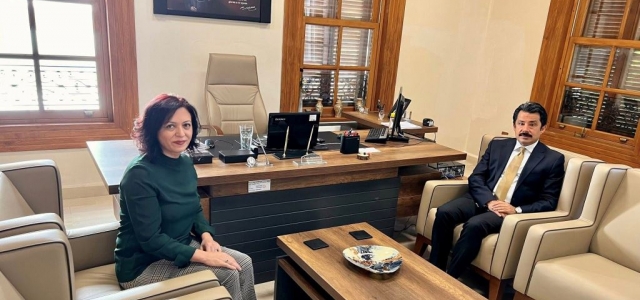 Kaymakam Demiryürek'ten Nüfus Müdürü Pınar Açıkgöz'e Ziyaret