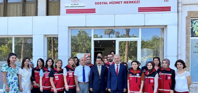 Kaymakam Demiryürek'ten Sosyal Hizmet Müdürü Balaman'a Ziyaret