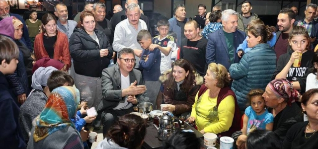 Kore Konteyner Kentte Başkan Adayı Mehmet Dönmez'e Yoğun İlgi