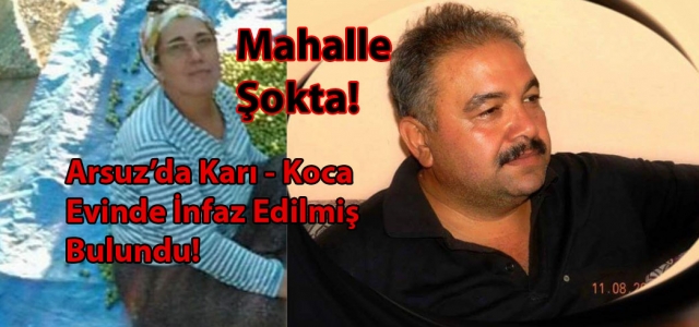 Mahalle Şokta Karı-Koca Evlerinde Ölü Bulundu!