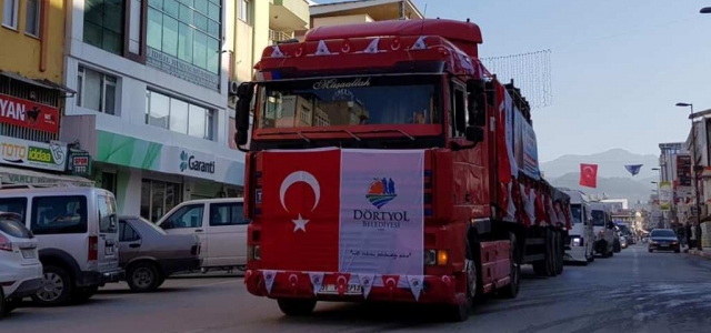 Mehmetçiğe Dörtyol'dan 20 Ton Narenciye!