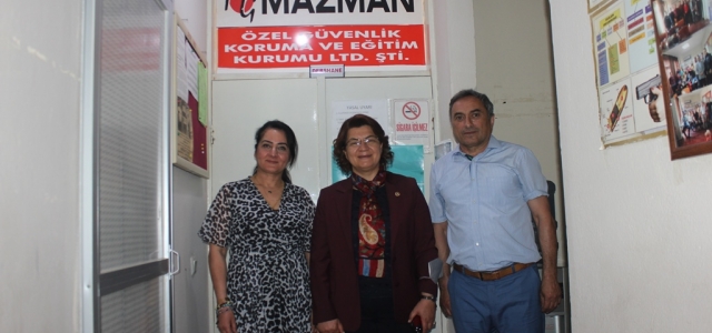 Milletvekili Suzan Şahin'den Mazman Güvenliğe Ziyaret