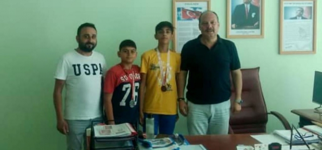 Minik Sporculardan Ferit Ali Gündel'e Ziyaret