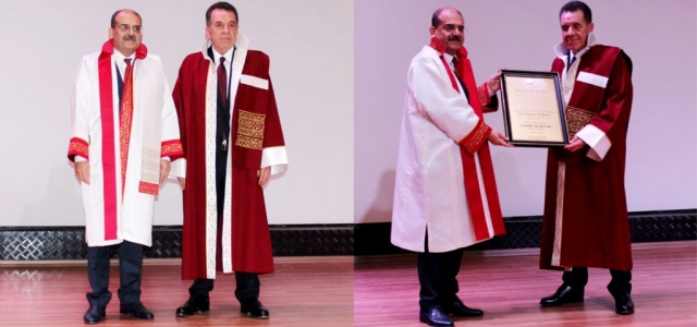 MKÜ'den Atakaş'a Fahri Doktora Unvanı